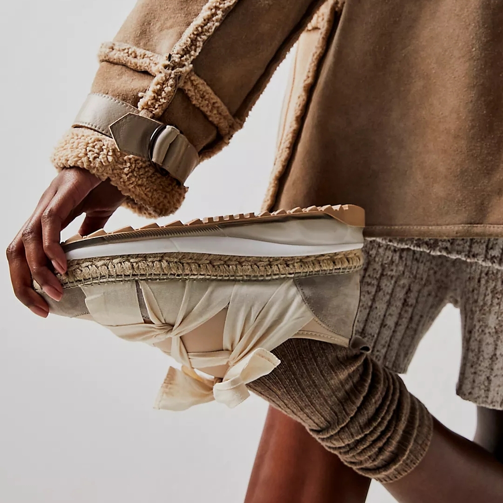 Free People Chapmin Espadrille Sneakers - Size 38 - Picture 2 of 13